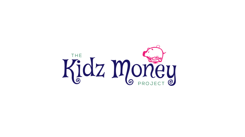 The Kidz Money Project with a little pink pig above the word money
